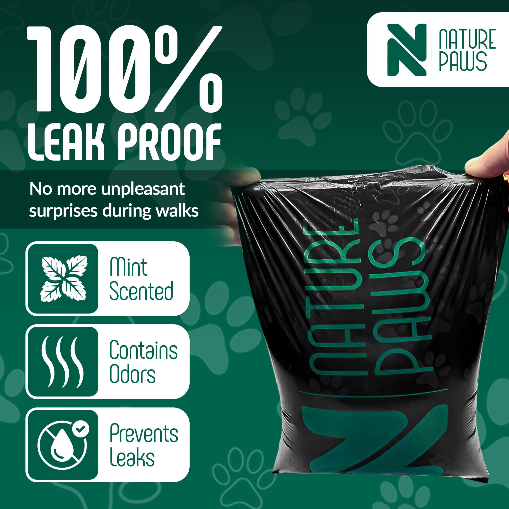 Nature Paws Dog Poo Bags