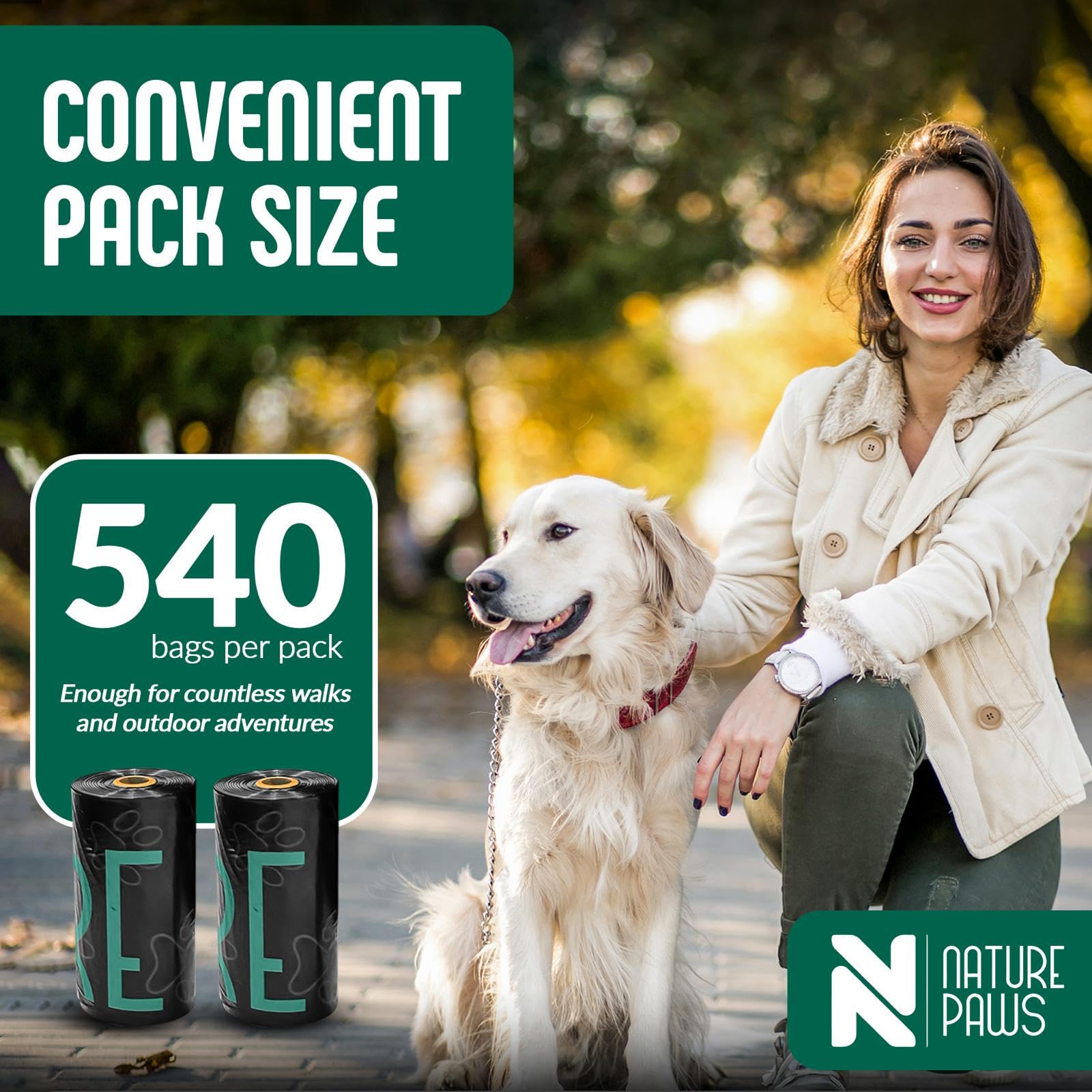 Nature Paws Dog Poo Bags