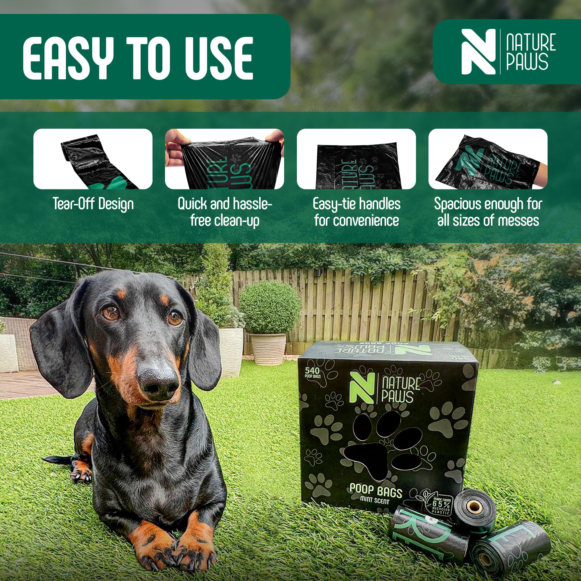 Nature Paws Dog Poo Bags