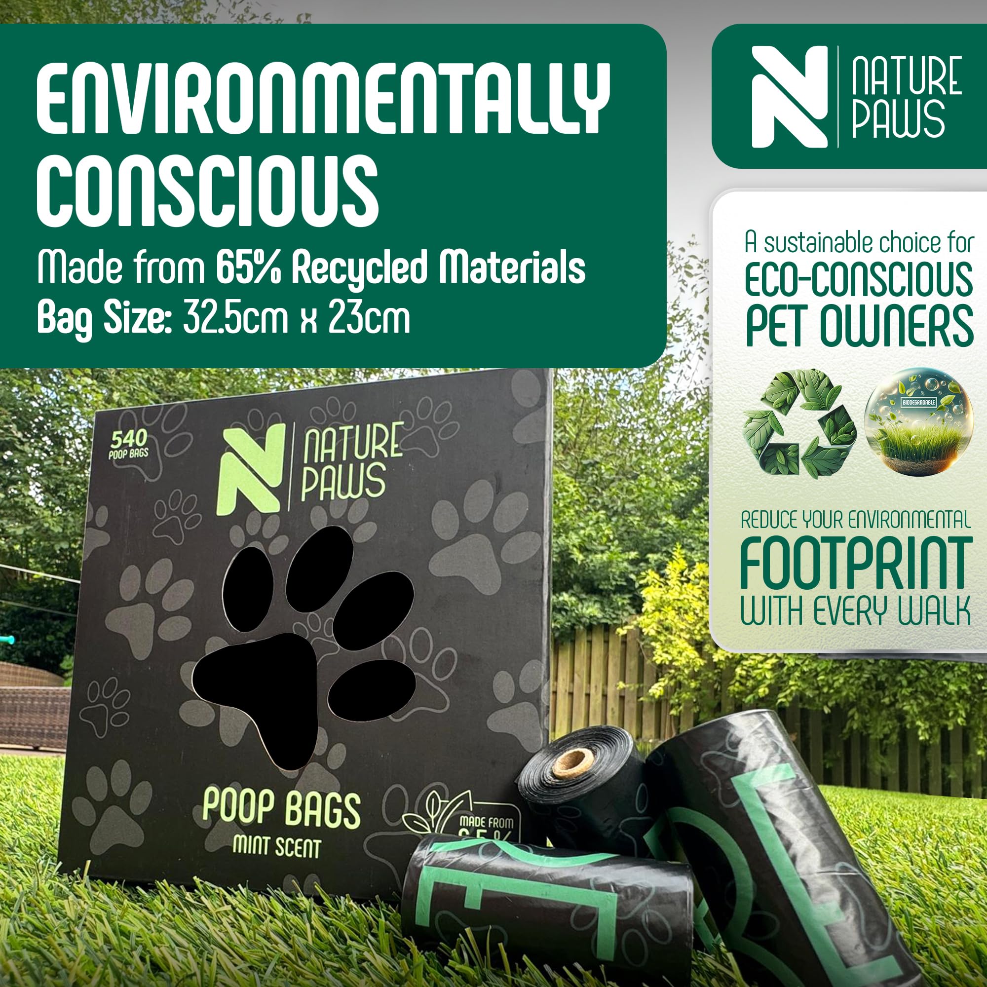 Nature Paws Dog Poo Bags
